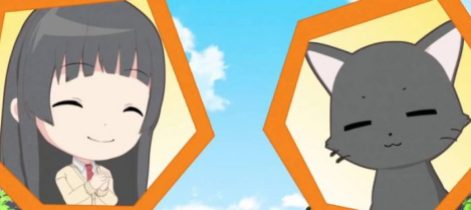 Kowata Makoto agrees with Chito that today is warm. (Flying Witch Petit ep 8)